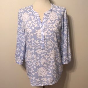 Talbots - flowy, light, gorgeous printed top!